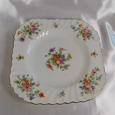 Lot Of Four Minton Square Fluted Luncheon Plates In Marlow # 22259 • $39.99