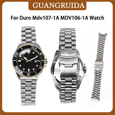 3 Styles 22mm Diving Metal Steel Watch Strap For Casio Duro Mdv107-1A MDV106-1A • $44.07