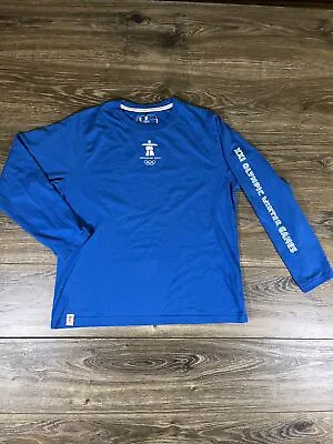 Women's 2010 Vancouver Olympics Long Sleeve Shirt Large Blue • $7.50