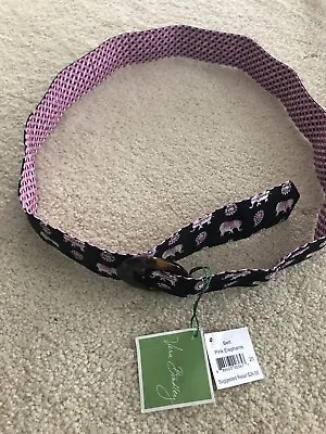 Vera Bradley Pink Elephant Belt Nwt Tortoise Buckle • $8