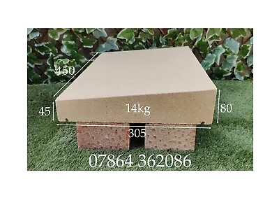 Cast Stone Coping / Wall Capping (Wedge 12  Wide) • £16