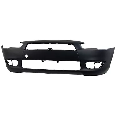 Bumper Cover For 2008-2015 Mitsubishi Lancer Front With Fog Light Holes CAPA • $187.91