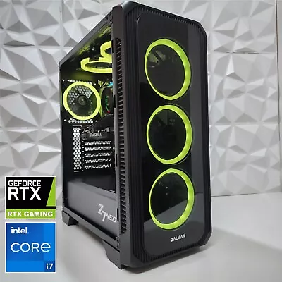 RTX 4060 Intel I7 Quad Core 32GB RAM 2TB SSD WIN11 Gaming Desktop Computer PC • $899