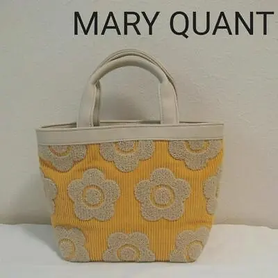 Mary Quant Mini Tote Bag Yellow Beige 21 • £92.07