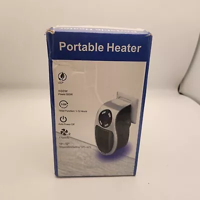  Handy Portable Heater Turbo Wall Outlet Heater Mini For Bedroom • $20