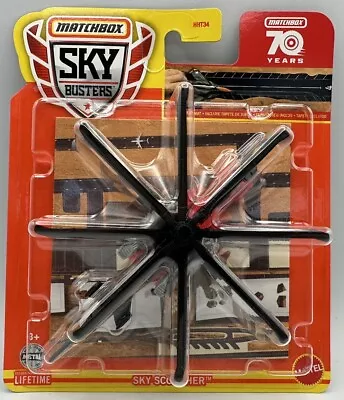 Matchbox Sky Busters Sky Scorcher Helicopter Mattel 70 Years Edition 2022 • $13.77