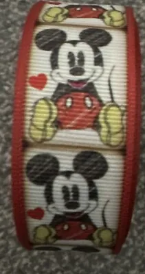 Disneys Mickey Mouse Grosgrain Ribbon 2 Metres Brand New  • £4