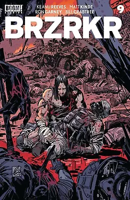 BRZRKR #9 CVR A RON GARNEY BOOM STUDIOS 2022 Keanu Reaves Matt Kindt • $3.99