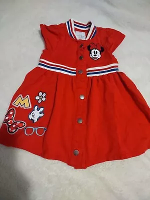 Disney Dress Minnie Mouse Girls 12 - 18 Months Red • $15