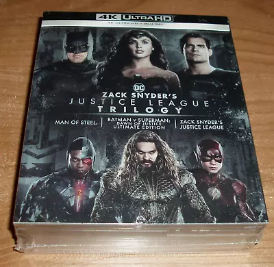 League Of Justice (Justice League) Zack Snyder Trilogy 4K UHD + Bd New • $251.45