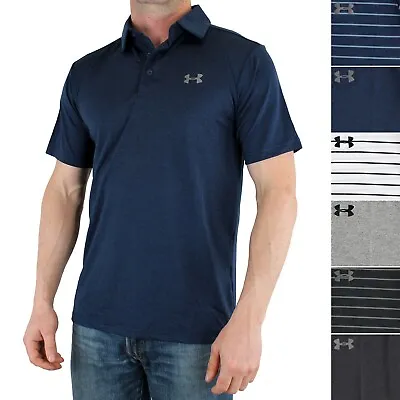 Under Armour Men's Playoff Polo 1327037 Quick Dry Short Sleeve Golf Shirt SPF40 • $27.99