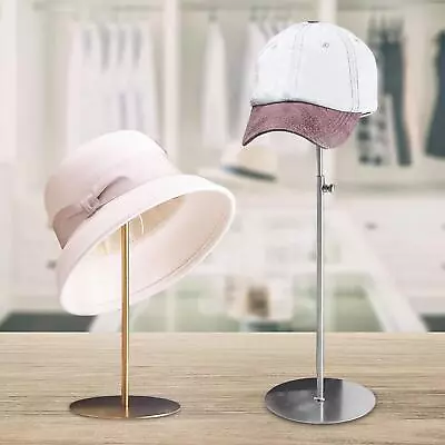 Wig Stand Freestanding Adjustable Decorative Hat Stand For Salon Malls Shop • £23.87