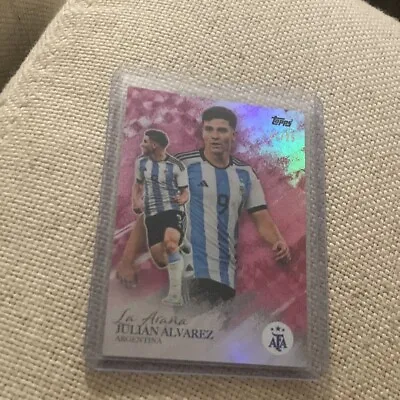 Julian Alvarez /25 La Arana Topps Argentina World Champions 2023 The Spider  • $119.99