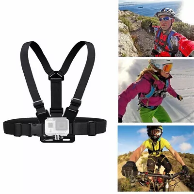 Chest Strap Harness Mount Holder For Kitvision Escape 4KW HD5W HD5 Action Camera • £4.29