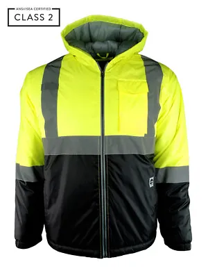 Buffalo Outdoors® Workwear Class 2 Hi Vis Safety Lightweight Field Jacket • $34.99
