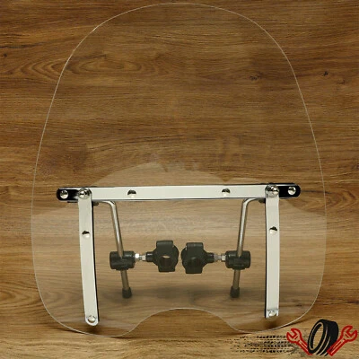 $47.80 • Buy Detachable Windshield Windscreen For Harley Dyna Softail Sportster X L883 1200