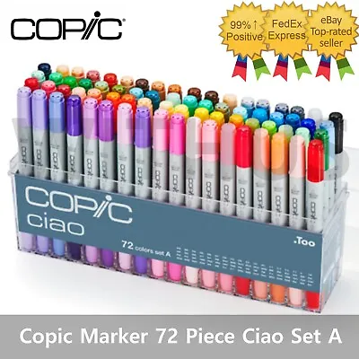 Copic Marker 72 Piece Ciao Set A Twin Tipped - Artist Markers Anime Comic Manga • $217.05
