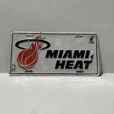 Miami Heat NBA Metal License Plate/Sign NBA Official Logo Collectible 49x95 • $14.97