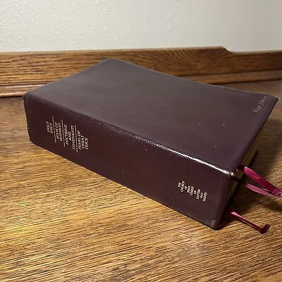 Large Print LDS Quad Scriptures Burgundy Book Of Mormon D&C Pearl 9-1/4 X 6-1/4” • $29