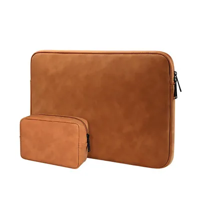 Leather Laptop Sleeve Bag Case For MacBook Air Pro M3 M2 Notebook 13 14 16 Inch • $13.88