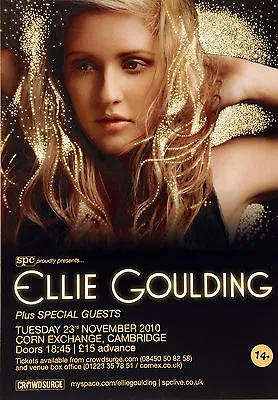 Ellie Goulding  2010 Tour Poster  • $9.94