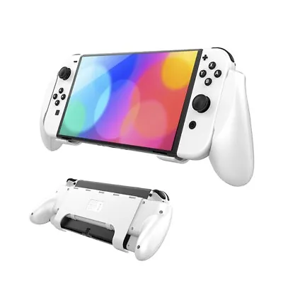 For Nintendo Switch OLED Handle Bracket Hand Grip Handheld Case Protective Cover • $22.55