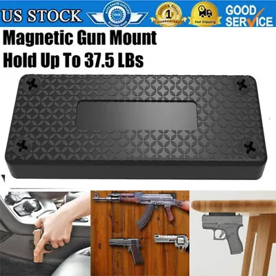 Magnetic Pistol Gun Mount For Car Home 35LB Hold Strength Concealed Carry • $12.89