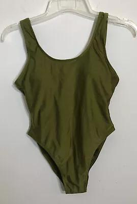 Zaful New Womens 6 One Piece Olive Green Bathing Suit Swim Padded • $16.95