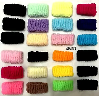 Blackcolours Thick Endless Hair Elastic Ponytail Holder Bobbles Hair Bands New • £2.99