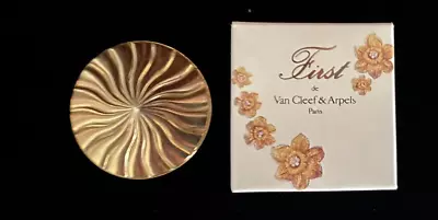 RARE VTG First De Van Cleef & Arpels Solid Perfume Compact Boxed 1999 • $45