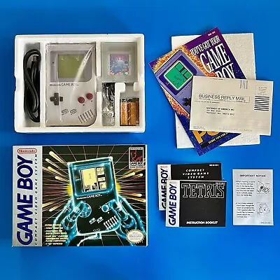 Original Nintendo GameBoy Console CIB Complete In Box With Tetris DMG-01 Nice • $499.99