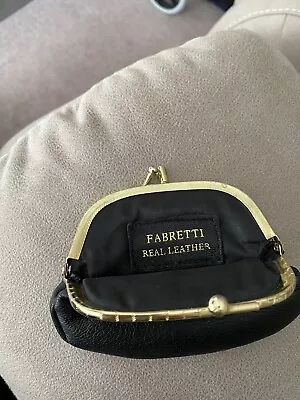 New Fabretti Coin Purse With Zip And Clip • £15