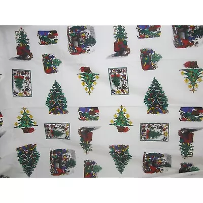 Vintage Christmas Fabric Victorian Cotton Crafting Quilting Card Making 44 X96  • $21.24