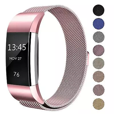 Fitbit Charge 2 Band Metal Replacement Wristband Watch Strap Bracelet Sports AUS • $10.80