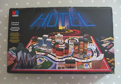 Vintage Hotel Board Game By Mb Games Dated 1986 • £50