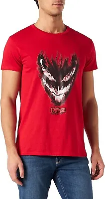 Marvel T-Shirt Mens Spiderman Carnage Cotton T Shirt Tee Top Red Size M & XL • £9.49