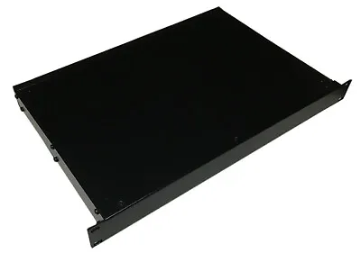 1U 19 Inch Rack Mount Enclosure 300mm Deep In Black • £68