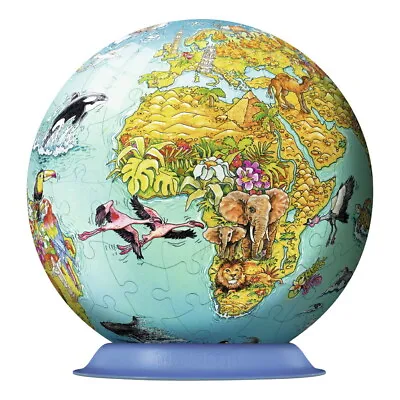  3D Puzzleball Ravensburger Plastic Educational & Creative For Children - Globe • $25.99