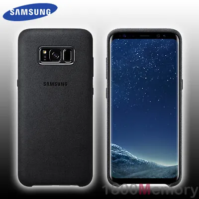 $59 • Buy GENUINE Samsung Galaxy S8 SM-G950 Alcantara Back Cover Case Suede-Like Grey