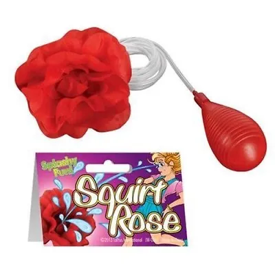 Deluxe Squirting Rose Spray Water Magic Trick Magician Clown Joke Prank Stocking • £3.89