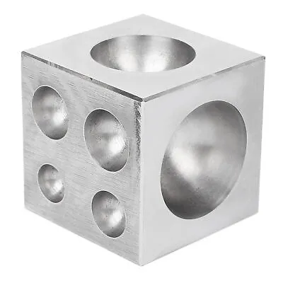 (50x50mm/2x2in)Square Dapping Block Professional Jeweler Metal Forming BGS • £31.16