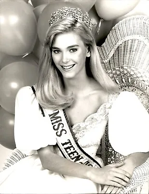 $9.99 • Buy BR11 '87 Original Photo ALLISON BROWN Miss Teen USA Blonde Beauty Pageant Winner