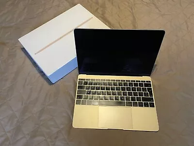 MacBook 12  A1534 Gold Early 2016 M3 1.1GHz 8GB RAM 251GB SSD Spares/Repairs • £89.95