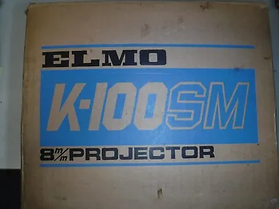 ELMO K-100 SM 8Dual 8mm ADJUSTABLE SPEED MOVIE PROJECTOR-LIKE • $199