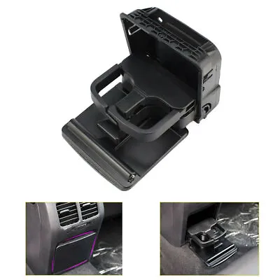 Rear Center Console Armrest Cup Holder For VW Jetta Golf MK5 MK6 GTI EOS Rabbit • $21.99