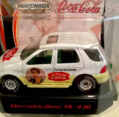 *NEW* Matchbox Die Cast COCA~COLA  Mercedes-Benz ML 430 • $7.99