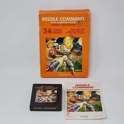 Missile Command (Atari 2600) CIB COMPLETE & TESTED • $19.95