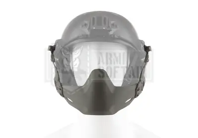 Fma Tactical Half Mask Model Tac-b For Helmet Fast Face Protect Green Airsoft • £23.46