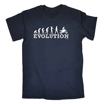 Evolution Dirtbike - Mens Funny Novelty T-Shirt Tshirts T Shirts Gift Gifts Tee • $23.75