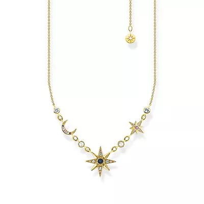 Thomas Sabo Necklace Royalty Star & Moon • $549